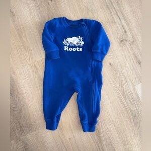 Roots Vibrant Blue Kids Footie